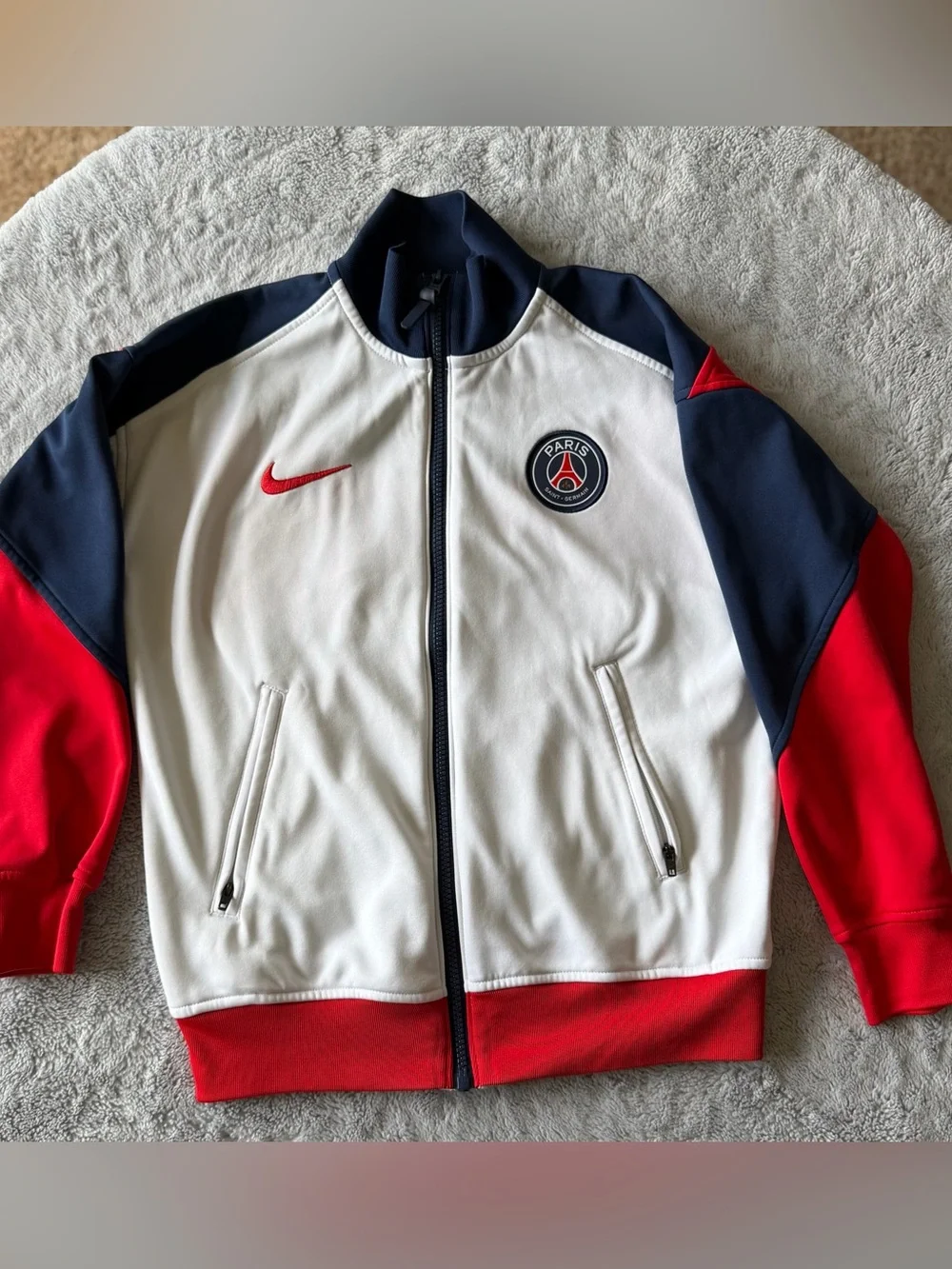 Nike PSG Paris Saint-Germain 3-Piece Tracksuit Set Jacket Pants Jersey Youth